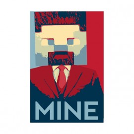 minecraft mine obama t-shirt