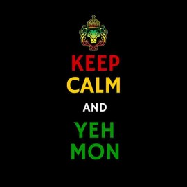 tee shirt yeah mon rasta keep calm