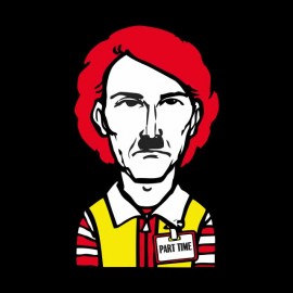 tee shirt ronald parodie hitler