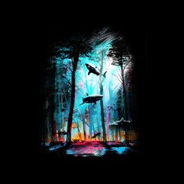 sharks of the forest t-shirt