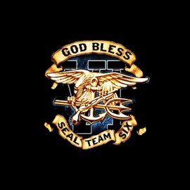 t-shirt god bless navy seal team six