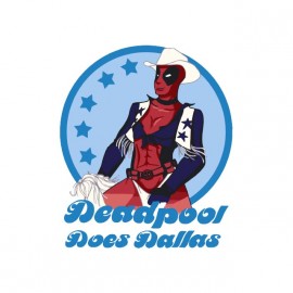 tee shirt deadpool dallas cowboy