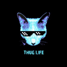 tee shirt thug life cyber chat
