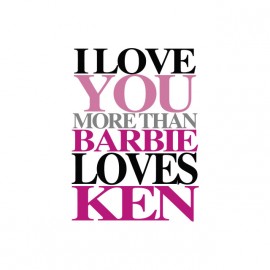 tee shirt ken et barbie amoureux