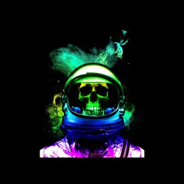 tee shirt dead space astronaute