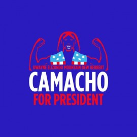 tee shirt camacho president idiocraty