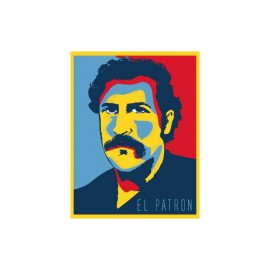 tee shirt pablo escobar el patron vector