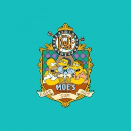 tee shirt simpsons duff moe s taverne