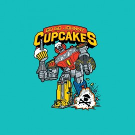 tee shirt cupcake robot