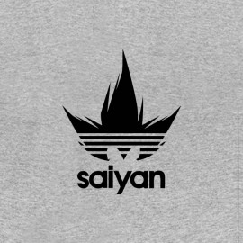 tee shirt sayan parodie adidas