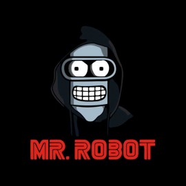 tee shirt mr robot est bender