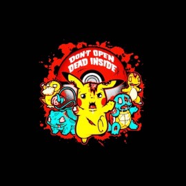 tee shirt pokemon et walking dead