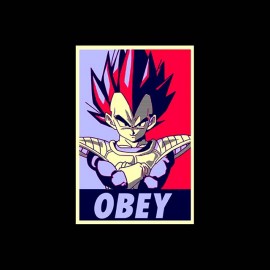 tee shirt obey vegeta