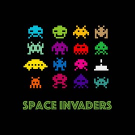 tee shirt space invaders original