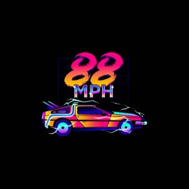 tee shirt 88 mph retour vers le futur