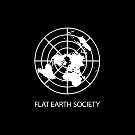 tee shirt flat earth society