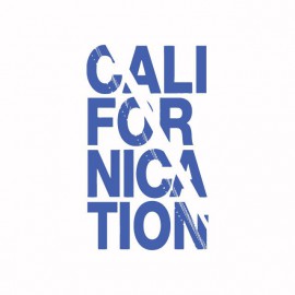 Tee shirt Californication blue / white