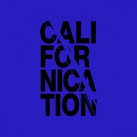 Tee shirt Californication noir/bleu royal