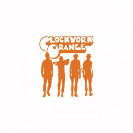 Tee shirt Clockwork Orange Mecanique orange/blanc