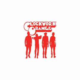 Tee shirt Clockwork Orange Mecanique rouge/blanc