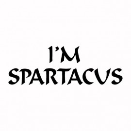 Tee shirt Spartacus black / white