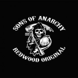 Shirt Sons Of Anarchy white / black