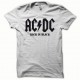 ACDC t-shirt Black / White