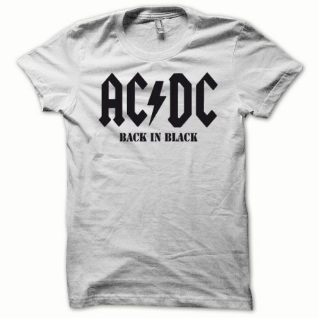 ACDC t-shirt Black / White