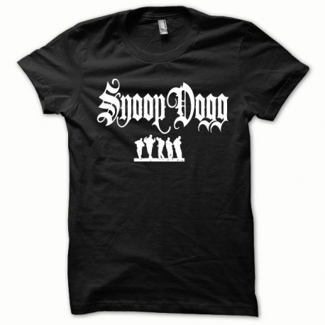 Tee shirt Snoop Dogg blanc/noir