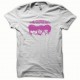 Tee shirt The Supremes rose/blanc