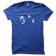 Tee shirt Bruce Lee white / royal