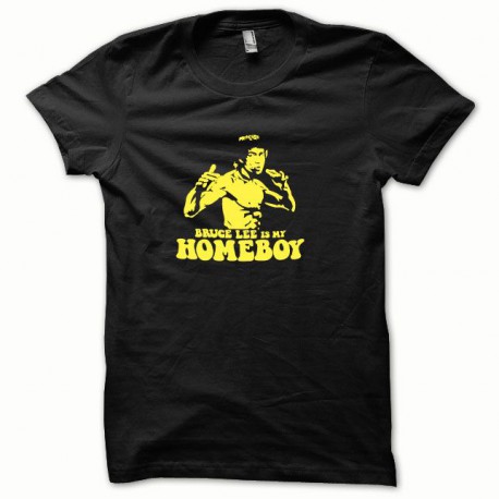 Camiseta Bruce Lee amarillo / negro