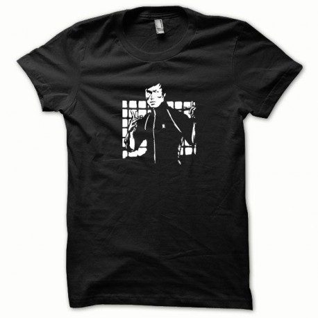 Tee shirt Bruce Lee blanc/noir