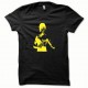 Tee shirt Bruce Lee jaune/noir