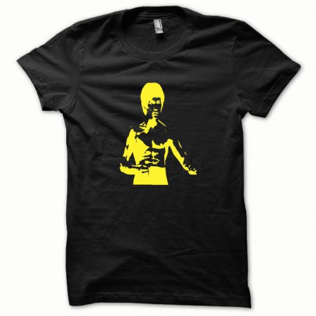 Camiseta Bruce Lee amarillo / negro