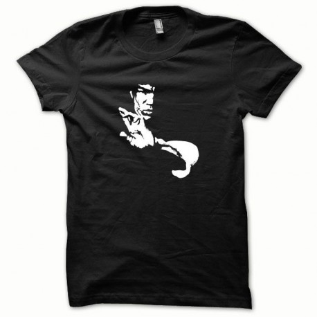 Tee shirt Bruce Lee white / black