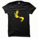 Tee shirt Bruce Lee jaune/noir