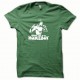 Tee shirt Bruce Lee blanc/vert bouteille