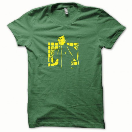 Camiseta Bruce Lee botella amarilla / verde