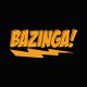 Shirt Sheldon Cooper Bazinga orange / black