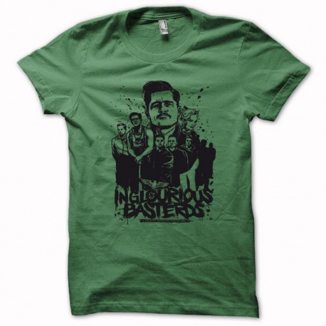 Camiseta Inglourious Basterds negro / verde botella