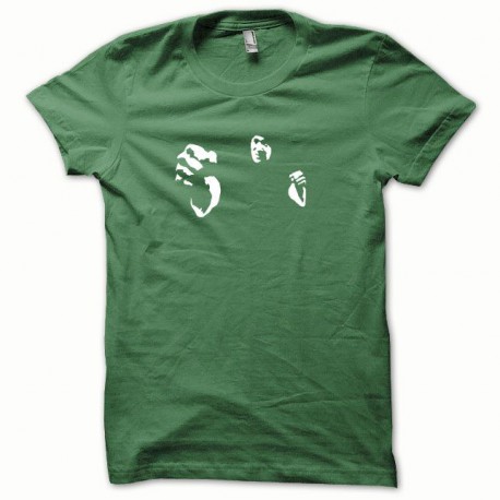 Tee shirt Bruce Lee white / green bottle