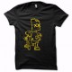 Tee shirt Bart simpson zombie﻿ noir