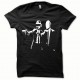 Daft Punk camiseta blanca / negro