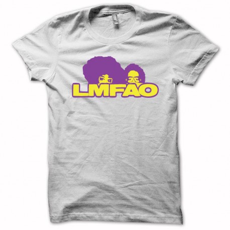 Shirt LMFAO Laughing My Fucking Ass Off White