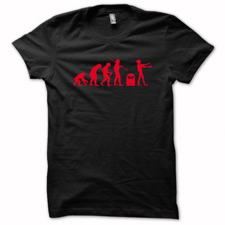 Zombie Evolution T-shirt red / black