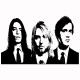 Tee shirt Nirvana Kurt cobain Noir/Blanc