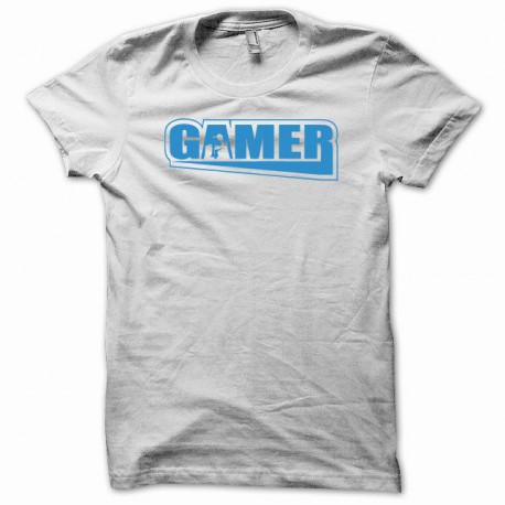 Tee shirt Gamer console paddle blanc