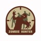 Tee shirt  zombie Hunter blanc