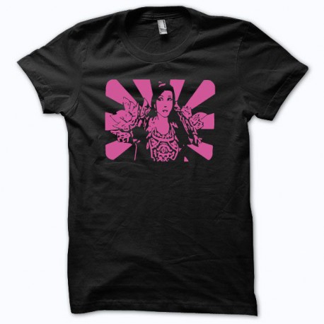 Shirt Warcraft wow elf pink / black